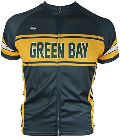 Green Bay Retro-style Cycling Jersey (XXX-Large)