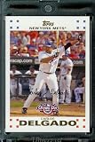 2007 Topps Opening Day #35 Carlos Delgado New York Mets - Mint Condition - Shipped in Protective Display Case !