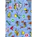 Pyjamas 'Construction print sky blue 1-2 years