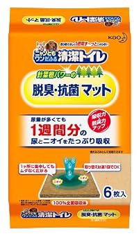 花王ニャンとも&ワンだふる清潔トイレ 脱臭・抗菌マット 6枚入 \ 612