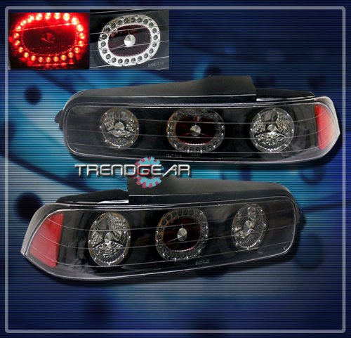 Acura Integra 2Dr Led Tail Lights JDM Black LED Taillights 1994 1995 1996 1997 1998 1999 2000 2001 94 95 96 97 98 99 00 01