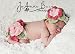 Crochet Pattern 132- Fancy Flower Diaper cover and headband set - 4 sizes included