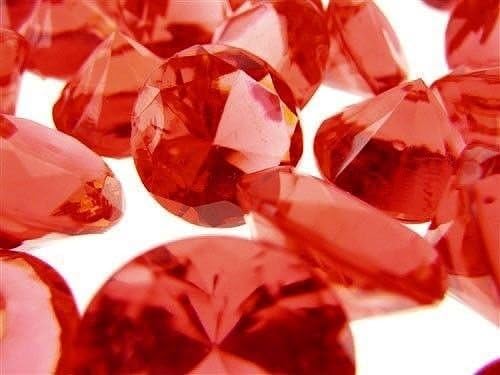 3/4" Acrylic Diamond Confetti Crystal Gem Stone Table Scatte Wedding Party Table Vase, Bowls,Venue Decoration Red 240 Pcs