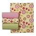 Baby : Bananafish Bubblegum Receiving Blankets 4 pk.