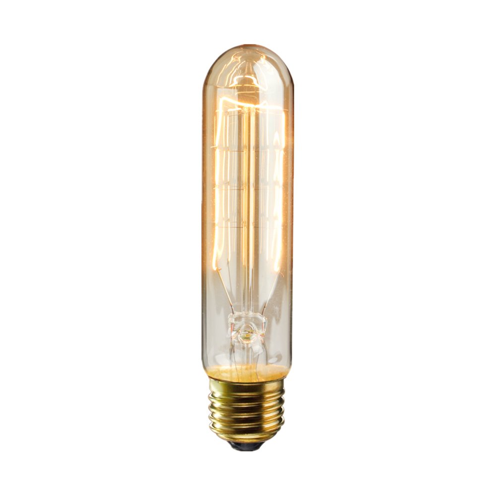 KINGSO Vintage Edison Bulbs 60W Tubular Nostalgic Filament Incandescent