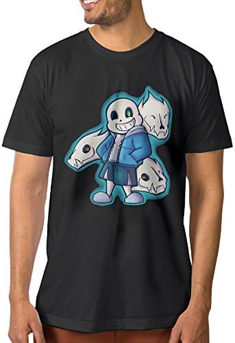 Undertale Sans Men's Black Crew-neck T-Shirt