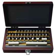 Mitutoyo Ceramic Rectangular Gage Block Set, ASME Grade 00, Inch
