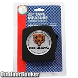 Chicago Bears 25-Inch Black Tape Measure