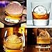 SySrion® Silicone Ice Cube Trays, Round Ice Cube Mold & Large Square Ice Cube Tray, Combo Silicone Molds - Ice Cube Tray Mold & Ice Sphere Mold