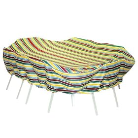 Two Dogs Designs, 110 Oval Rect Table Cover, Stripes from Dog Accessories