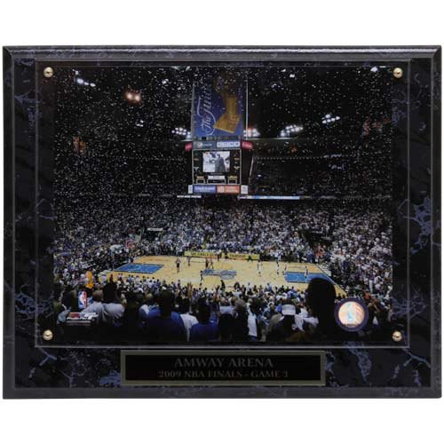 Orlando Magic 13'' x 10.5'' 2009 NBA Finals Amyway Arena Stadium Plaque