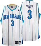 Chris Paul White adidas NBA 2009-2010 Authentic New Orleans Hornets Jersey