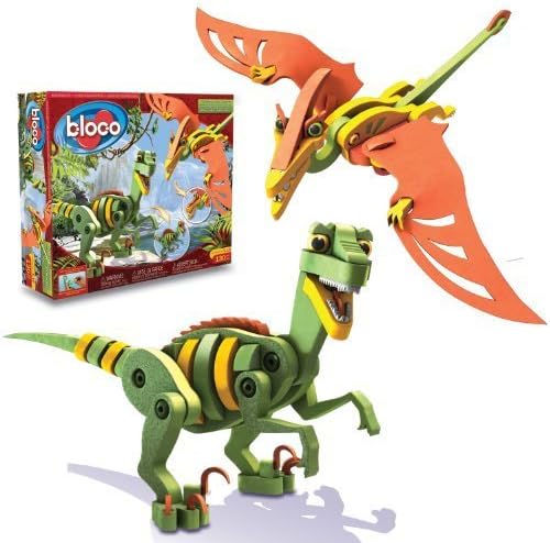 Bloco Toys? The Velociraptor and Pterosaur?Construction Set by MAPS Toys