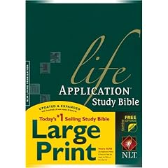 Life Application Study Bible NLT, Large Print