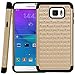 Galaxy Note 5 Case, Style4U Galaxy Note 5 Studded Rhinestone Crystal Bling Hybrid Armor Case Cover for Samsung Galaxy Note 5 with 1 Style4U Stylus [Gold/Black]