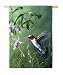 Hummingbirds Silk Reflections Regular Size Flag