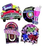 50s Cutouts (Pack of 4)