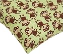 Carters Quilted Woven Playard Fitted Sheet, Monkey