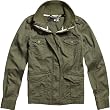 Fox Racing Duster Girls Sportswear Jacket w/ Free B&F Heart Sticker Bundle - Olive Green
