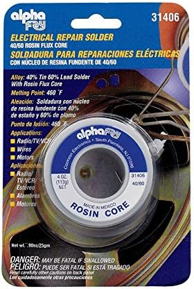 Alpha Fry AM31406 40/60 Electrical Rosin Core Solder