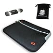 Contoured Form-Fitting Neoprene Tablet and Accessory Sleeve for WACOM Bamboo Fun Small / Intuos3 / Graphire3 / Graphire4 Series ** Includes 4 in 1 Card Reader and Accessory Bag ***