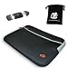 Contoured Form-Fitting Neoprene Tablet and Accessory Sleeve for WACOM Bamboo Fun Small / Intuos3 / G