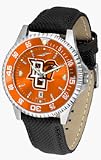 Bowling Green State Falcons Competitor AnoChrome Men's Watch with Nylon/Leather Band and Colored Be