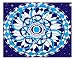 Blue Mandala Photographic Poster Print by Jan Criquelion, 16x20