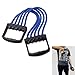 Luxebell 100lbs Adjustable Chest Expander Puller Exercise Fitness Resistance Band Tube Yoga Blue