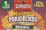 Lowrey's Bacon Curls Microwave Pork Rinds - Original Flavor (3 Pack, 1.75 Oz. Bags)