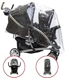 RAINCOVER RAIN COVER TO FIT THE GRACO QUATTRO DUO TANDEM TRAVEL SYSTEM & STROLLER TWIN RAINCOVER