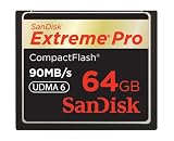 SanDisk Extreme Pro コンパクトフラッシュ 64GB 90MB/Sec. SDCFXP-064G-J91の画像