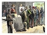 African-American Citizens Voting in Richmond, Virginia, 1871 Giclee Poster Print, 40x30
