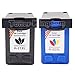 Toner Kingdom® Remanufactured Compatible with HP 21XL and 22XL Ink Cartridges Combo Pack Include: 1 Pack C9351AN Black & 1 Pack C9352AN Color (High Yield, Total 2-Pack)