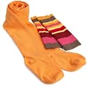 Country Kids Girls  2 Pack Striped Legwarmer With Organic Cotton Tight