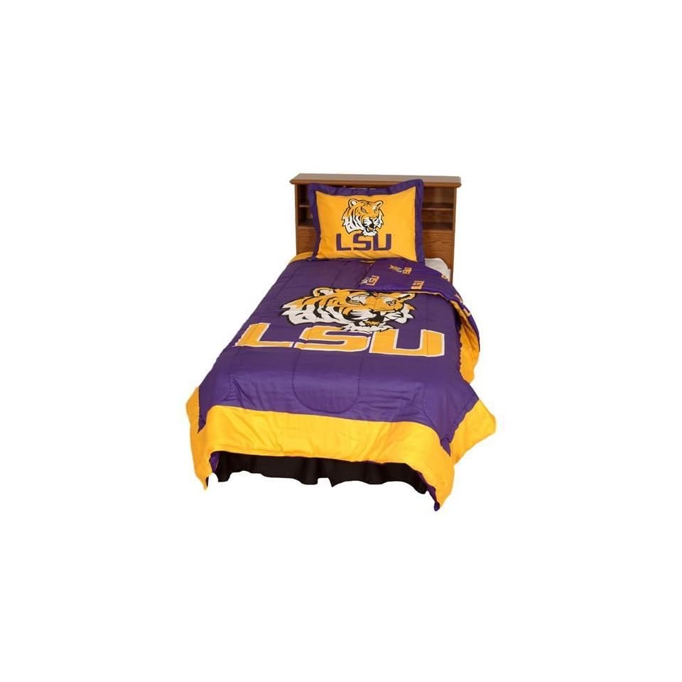 Lsu Tigers Reversible Comforter Set Queen On Popscreen
