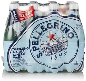 San Pellegrino Sparkling Natural Mineral Water, 16.9-ounce plastic bottles (Pack of 12)