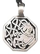 Celtic Unicorn Pewter Pendant Necklace