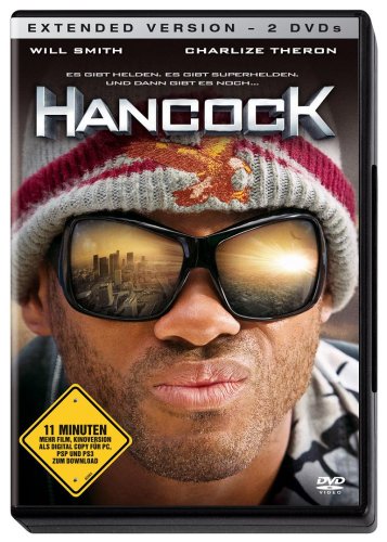 Childrens Toyshop  DVD : Hancock DVD 2 Disc Set Extended Version (Mit 10 Min mehr Film + Digital Copy)