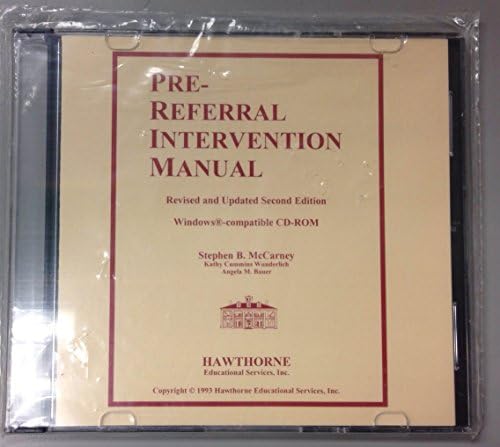 Hawthorne Pre-Referral Intervention Manual CD-ROM