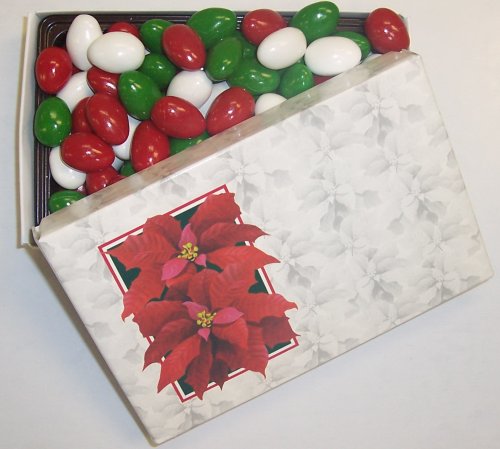 Scott's Cakes Christmas Chocolate Jordan Almonds 1 2 Pound Poinsettia Box by Almond Pound Cake