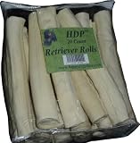 Retriever Rolls Rawhide 9- 10 Pack of 20 NOT MADE IN CHINA