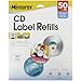 Memorex White CD-R Labels (3202-0412, 50-Count)