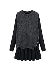 Spring Round Neck Cotton  Dress