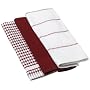 Popcorn 3-Piece Kitchen Towel Set, Red