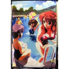 Haruhi Suzumiya: Pool Party 60x90cm Wallscroll