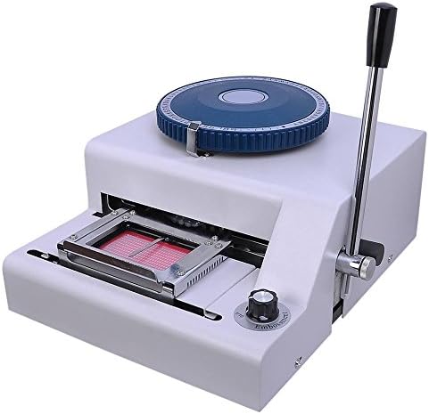 70-Character PVC Card Embosser Stamping Machine Credit ID VIP Magnetic Embossing