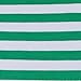 HDE Women's Green and White Striped Socks Over Knee High Extra Long Stockings