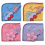 I Love Applique Hooded Towel