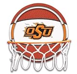 University of Oklahoma State Cowboys Neon Pebble Leather Basketball Hoop
